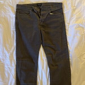 J. Crew Men's Dark Gray Curdoroys